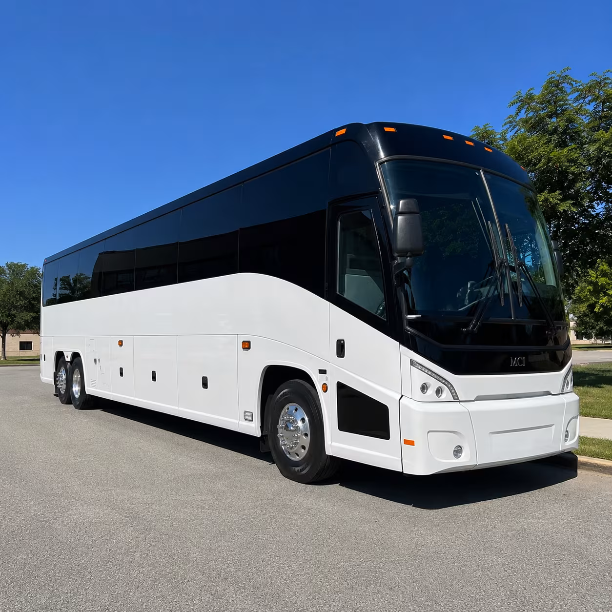 akron 40 passenger charter bus