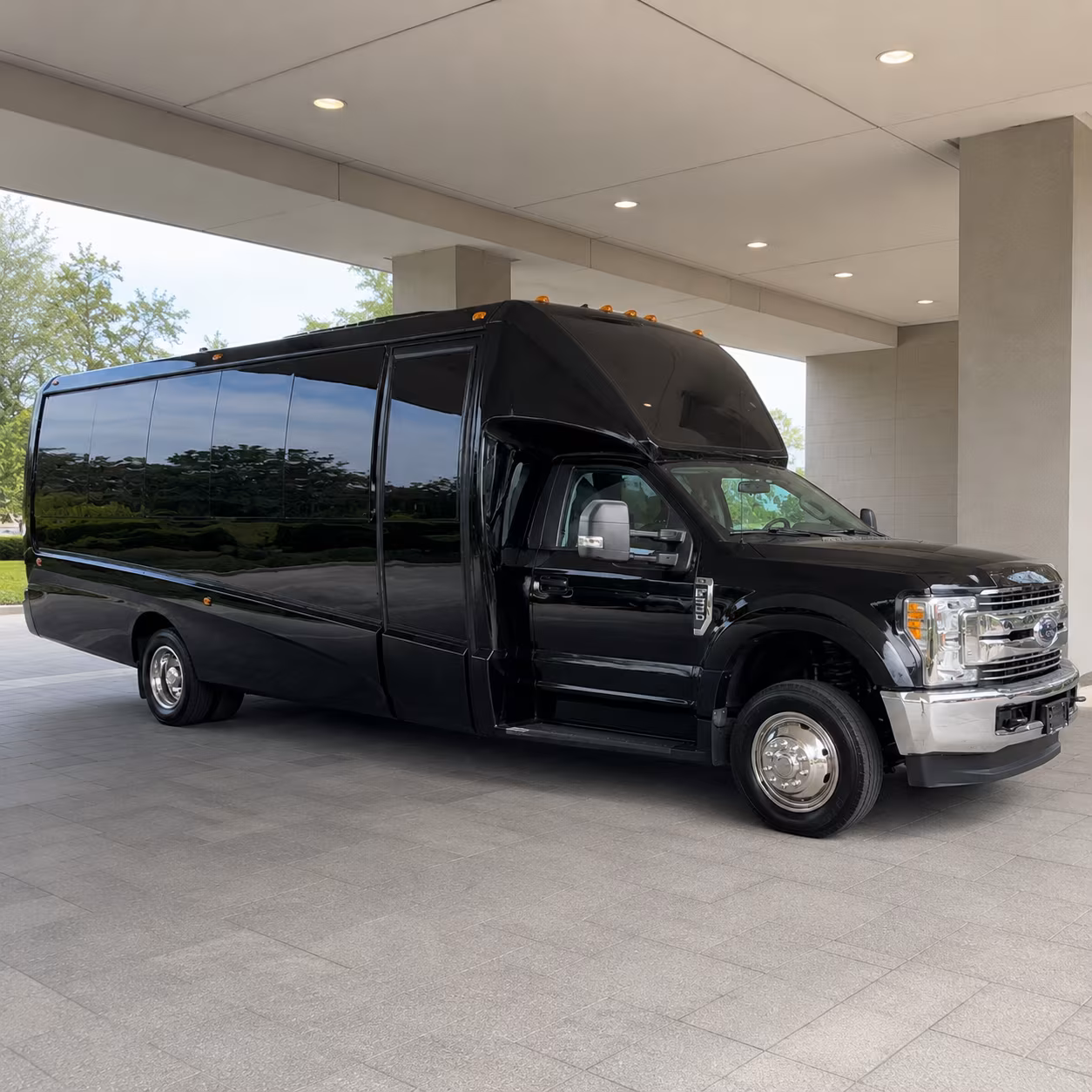 akron airport transportation for conventions events group travel