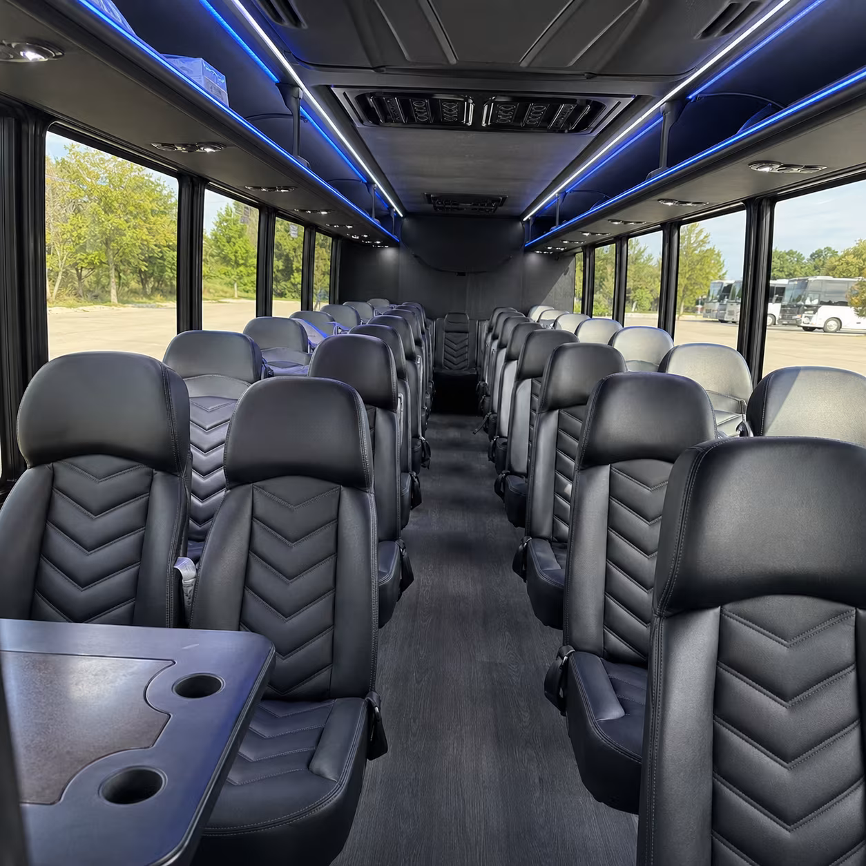 akron field trip transportation onboard seating