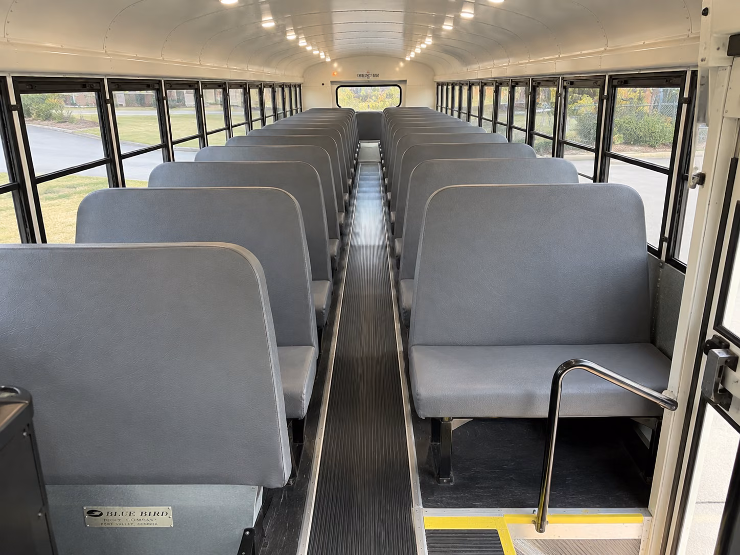 akron school bus interior