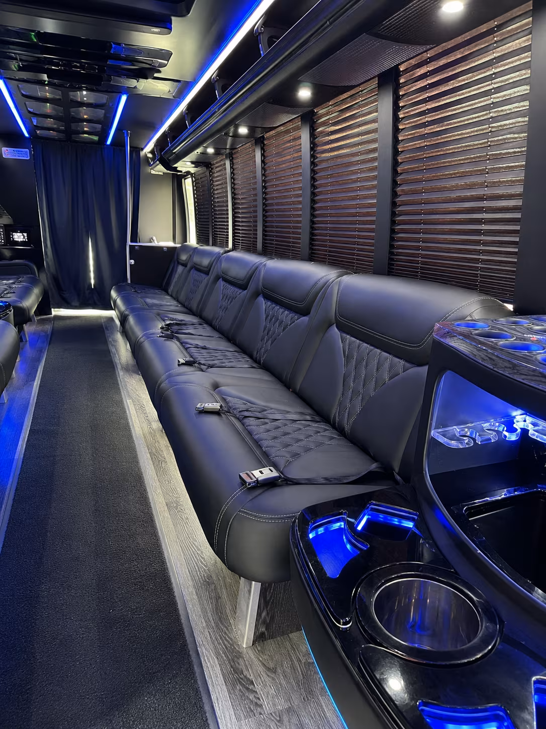 akron sporting event party bus rental