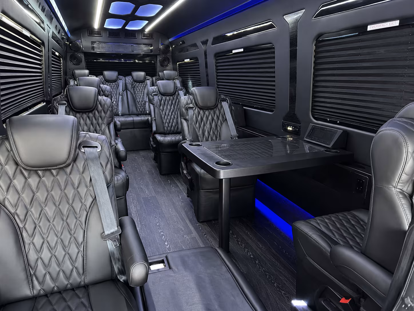 akron sprinter van with driver interior