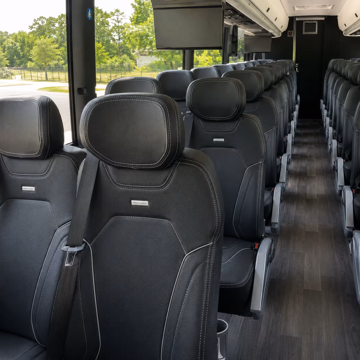 akron university events campus charter bus rental