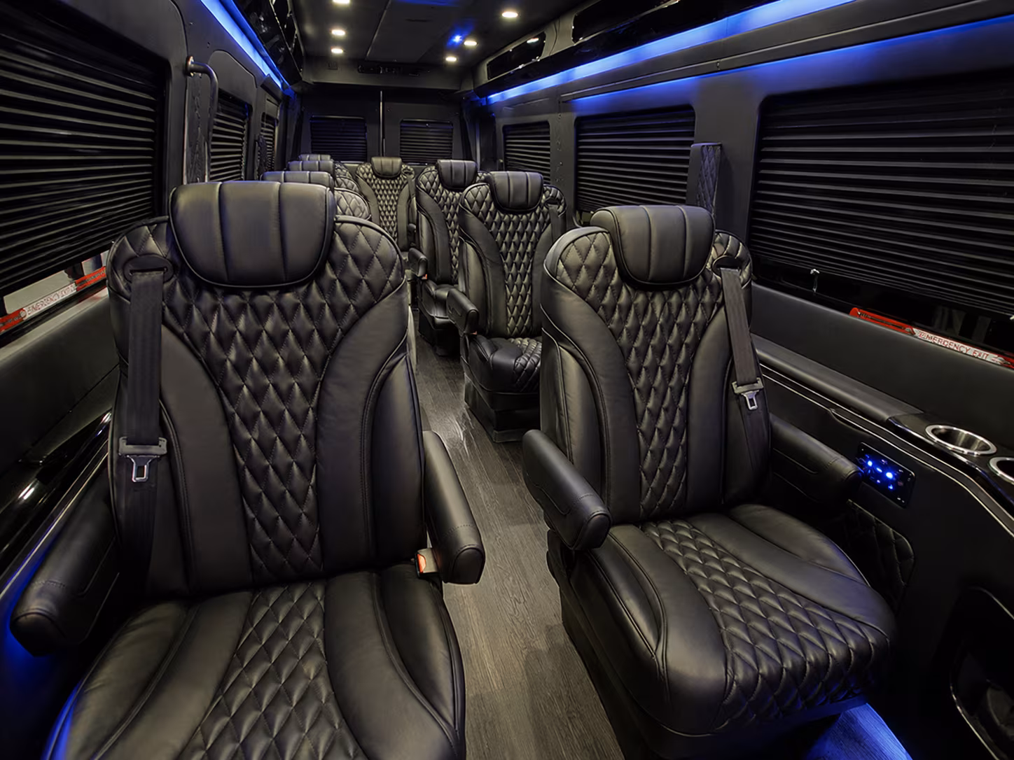 akron wedding transportation onboard seating