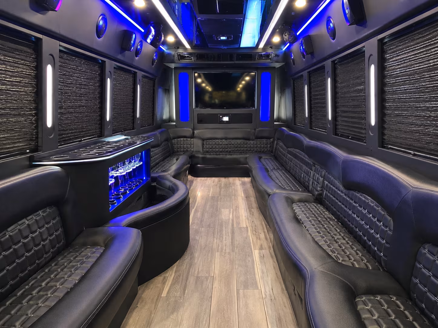 bus rentals for akron weddings at unique and historic venues